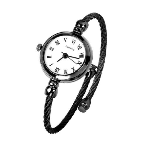Vintage Horloge voor Dames - Luxe Kwarts Polshorloge Zwart, Handtassen en Accessoires, Smartwatches, Nieuw, Verzenden