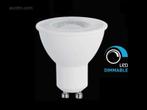 50 x 7W GU10 LED Spot Dimbaar met lens 3000K - 7 w, Maison & Meubles, Lampes | Autre, Ophalen