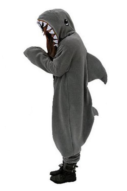 Onesie Haai Pak 140-146 Haaienpak Kostuum Grijs Vis Shark Ki, Kinderen en Baby's, Carnavalskleding en Verkleedspullen, Nieuw, Ophalen of Verzenden