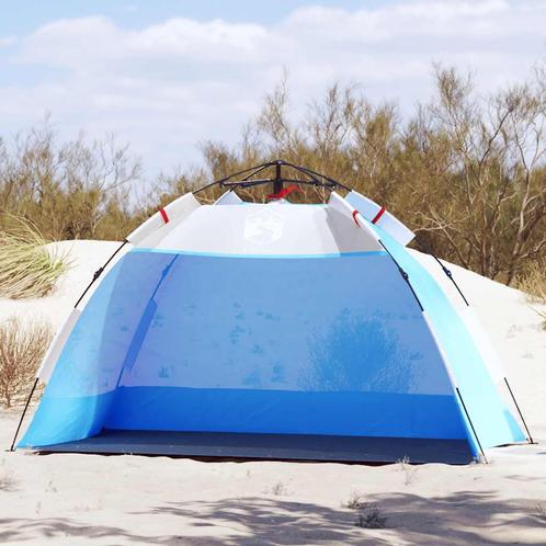 vidaXL Strandtent 2-persoons waterdicht snelontgrendeling, Caravans en Kamperen, Tenten, Nieuw, Verzenden