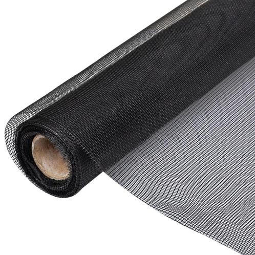 vidaXL Gaas 100x1000 cm glasvezel zwart, Tuin en Terras, Tuinhekken en Hekwerk, Nieuw, Verzenden
