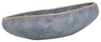 Stoneware Bloempot Blauwgrijs 38x10x12 cm, Nieuw