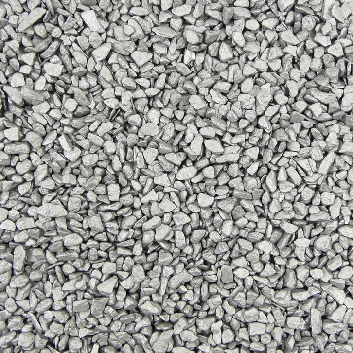 Gekleurde Steentjes 4-6mm - Granulaat - ZILVER - Bodembed..., Tuin en Terras, Planten | Tuinplanten, Ophalen of Verzenden