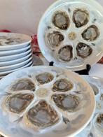 St. Amand - Service à huîtres (13) - Faience - Art de table, Antiek en Kunst