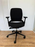 Refurbished Steelcase Leap V2 Zwart (Actiemodel), Verzenden, Zwart, Zo goed als nieuw, Bureaustoel