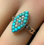 Zonder minimumprijs - Ring - 18 karaat Roségoud, Zilver -