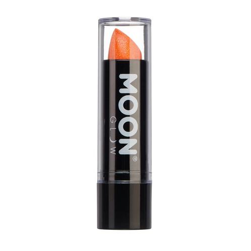 Moon Glow Neon UV Glitter Lipstick Orange 4.2g, Hobby en Vrije tijd, Feestartikelen, Nieuw, Verzenden