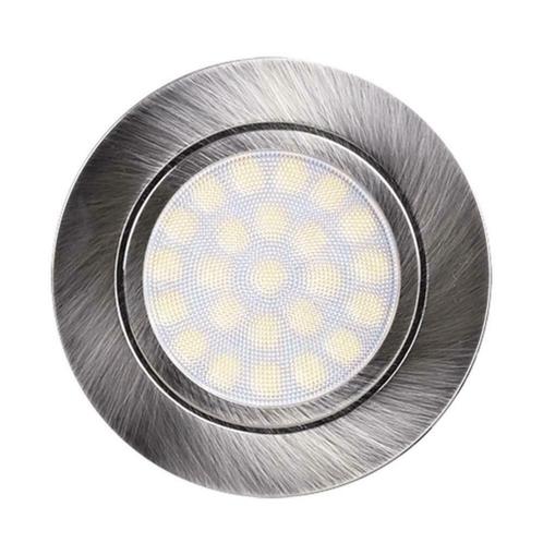 LED Kastverlichting inbouw spot RVS look 4W230V Exclusief, Maison & Meubles, Lampes | Spots, Envoi