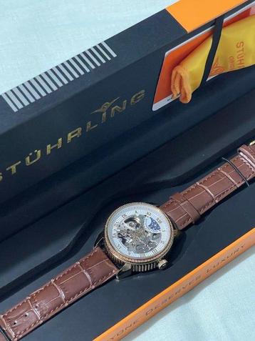 Stührling Original - Automatic - Gold - Skeleton - Stars -