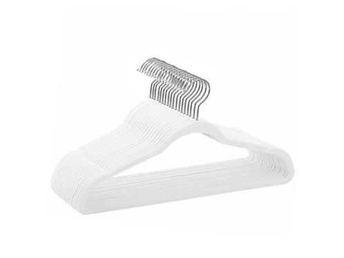 Veiling - Luxe kledinghangers anti-slip - wit - set van 50 s, Kleding | Dames, Kledinghangers, Nieuw