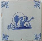 Tegel - Tegel met een Grote Olifant - 1600-1650