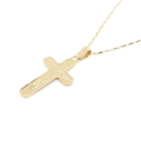 Ketting met hanger - 18 karaat Geel goud, Handtassen en Accessoires, Antieke sieraden