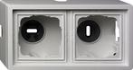 Gira F100 opbouwdoos Inbouwschakelaar - 0062112, Doe-het-zelf en Bouw, Elektriciteit en Kabels, Verzenden, Nieuw