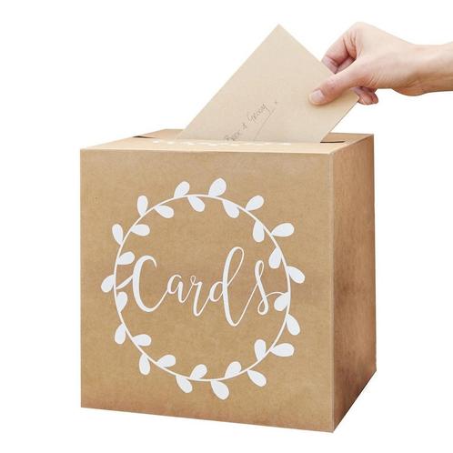 Kaarten Box 25cm, Hobby en Vrije tijd, Feestartikelen, Nieuw, Verzenden