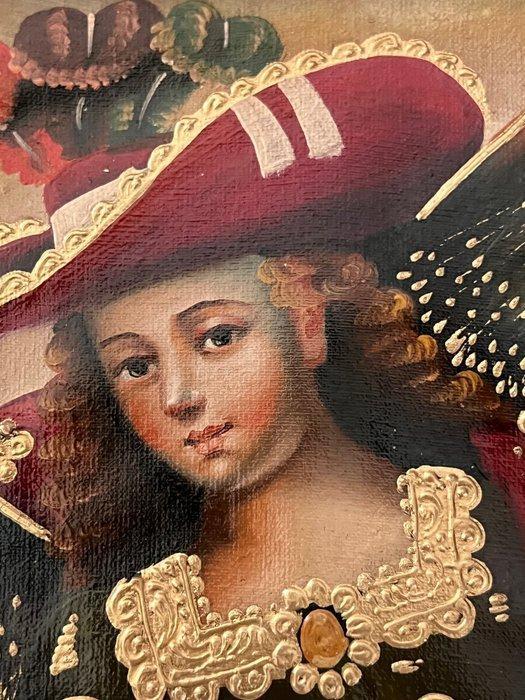 Peruvian Cuzco Painting (XX) - Peruvian Cuzco Painting, Antiek en Kunst, Kunst | Schilderijen | Klassiek