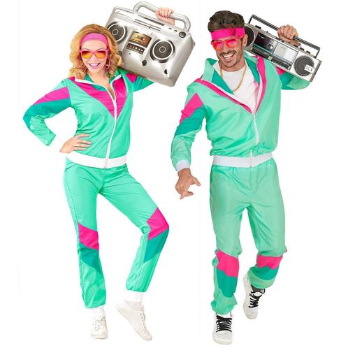 Neon 80S Trainingspak Fout Turquoise, Vêtements | Hommes, Costumes de carnaval & Vêtements de fête, Envoi
