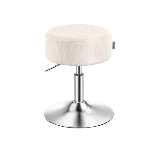 VASAGLE Make-up Kruk Creme - OP = OP! - Verstelbaar & Dra..., Huis en Inrichting, Krukjes, In hoogte verstelbaar, Nieuw, Overige materialen