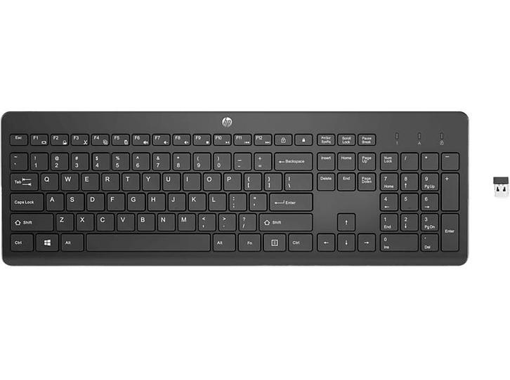 HP -  Draadloos Toetsenbord 230 Azerty Zwart, Computers en Software, Toetsenborden, Draadloos, Azerty, Nieuw, Verzenden