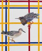 Jos Verheugen - Free after Mondrian, with Ruff and Reeve, Antiek en Kunst, Kunst | Schilderijen | Modern