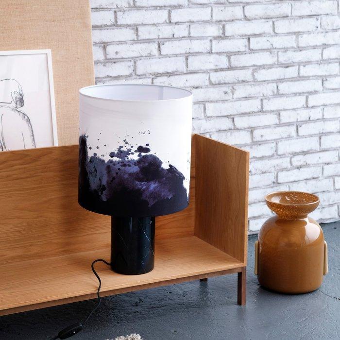 Dyberg Larsen - Tafellamp - marmer - Textiel, Black Marble, Huis en Inrichting, Overige Huis en Inrichting