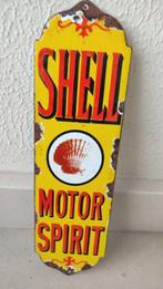 Plaque - Shell motor spirit esmalte ferro
