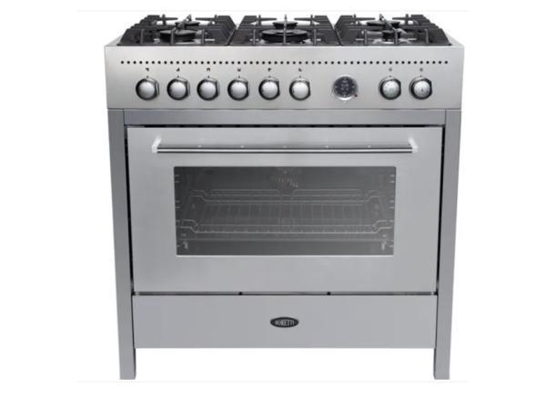Veiling - BORETTI CRG916IX Gasfornuis, Elektronische apparatuur, Fornuizen, Nieuw
