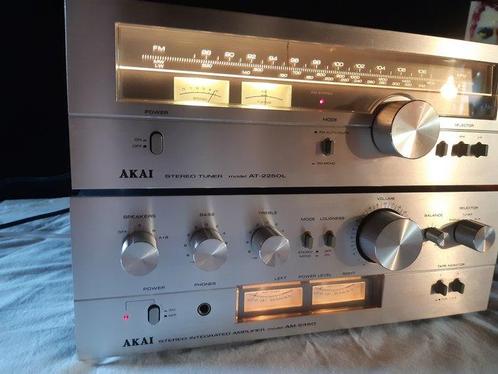Akai - AM-2350 // AT-2250L Ensemble hi-fi - Différents, Audio, Tv en Foto, Radio's