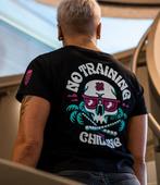 PRiDEorDiE Dames T-Shirt No Training Zwart, Pride or Die, Verzenden, Zwart, Vechtsport