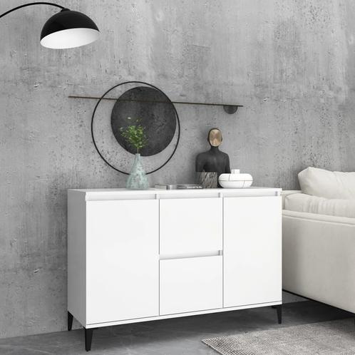 vidaXL Dressoir 104x35x70 cm bewerkt hout wit, Huis en Inrichting, Kasten | Dressoirs, Nieuw, Verzenden