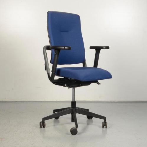 Bureaustoel Rohde & Grahl Xenium - Blauw - Armpads vernieuwd, Huis en Inrichting, Bureaustoelen, Gebruikt, Ophalen of Verzenden