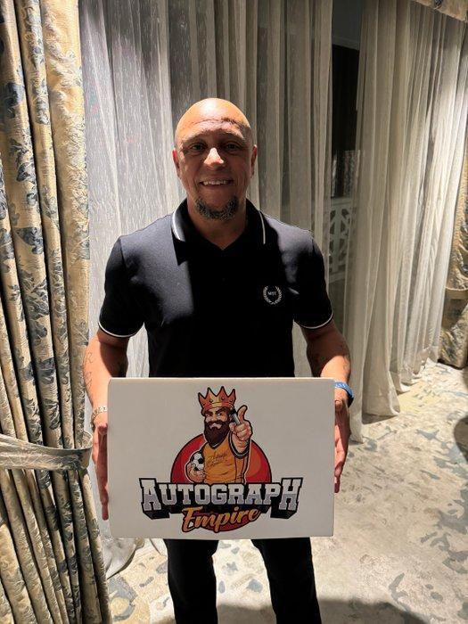 Brazil - Roberto Carlos - Ingelijste gesigneerde foto (11 x, Verzamelen, Overige Verzamelen