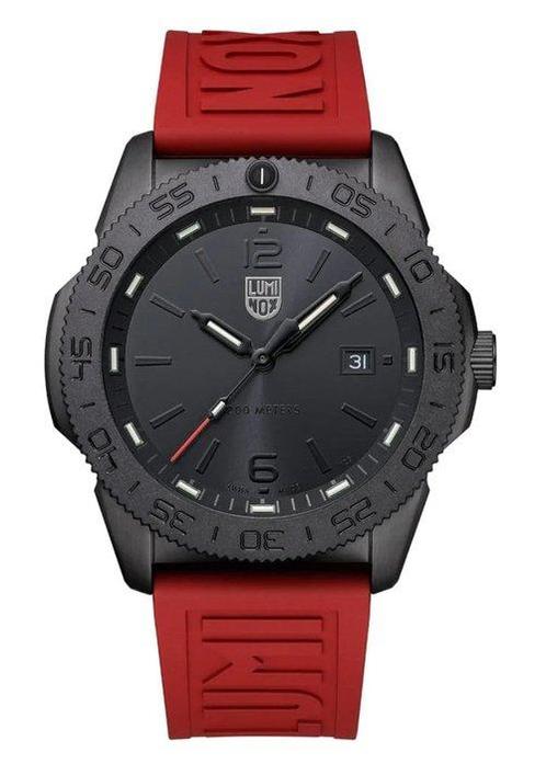 Luminox - Pacific Diver 3120 Series Red - XS.3121.BO.RF -, Handtassen en Accessoires, Horloges | Heren