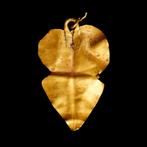 West-Aziatisch Goud Hamersvormige bladvormige hanger (Zonder, Antiek en Kunst