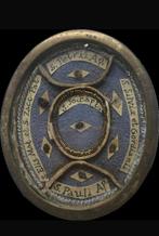 Reliekhouder - Brons, Glas, Textiel - 1850-1900 - Sint, Antiek en Kunst