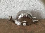 Tafelmiddenstuk - slak - Verzilverd - Verzilverde slak., Antiek en Kunst