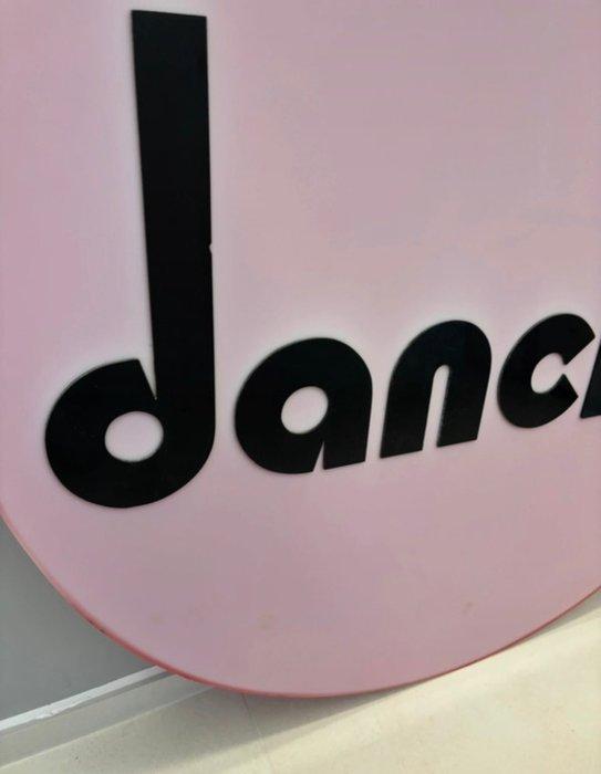 Insegna Dancing origineel 1975 _ modernariato - Reclamebord, Antiek en Kunst, Antiek | Wandborden en Tegels