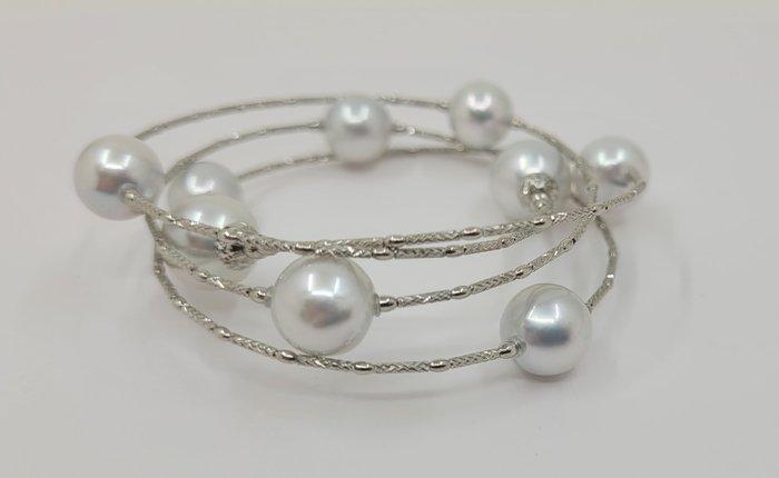 Armband Platina - Gecertificeerde Zuidzee parel, Handtassen en Accessoires, Armbanden