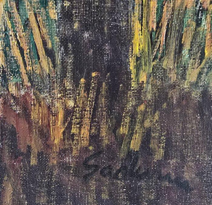 Antonio Sadurní (1927-2014) - Pinos en Begur, Costa Brava, Antiek en Kunst, Kunst | Schilderijen | Klassiek