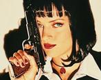 Pulp Fiction - Uma Thurman - 28x35 cm Photo Signed in Person