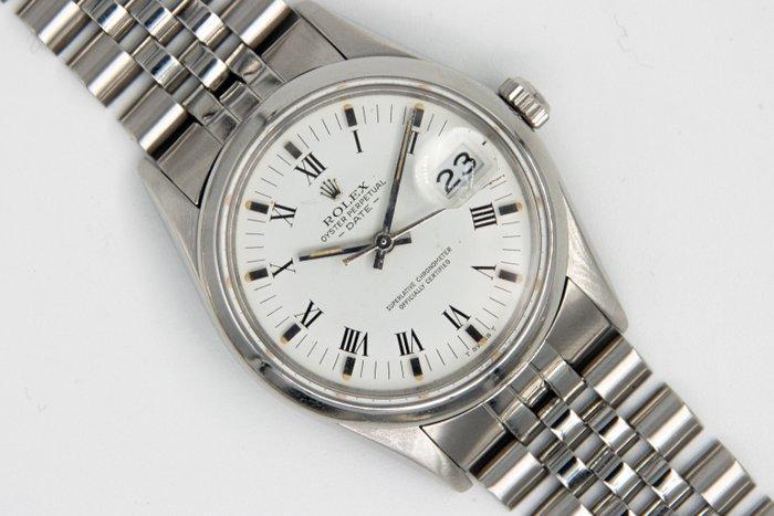 Rolex - Oyster Perpetual Date - 15000 - Unisex - 1981, Handtassen en Accessoires, Horloges | Heren
