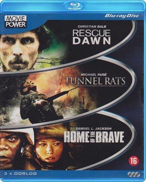 3 in 1 box rescue dawn, tunnel rats en home of the brave, CD & DVD, Blu-ray, Enlèvement ou Envoi