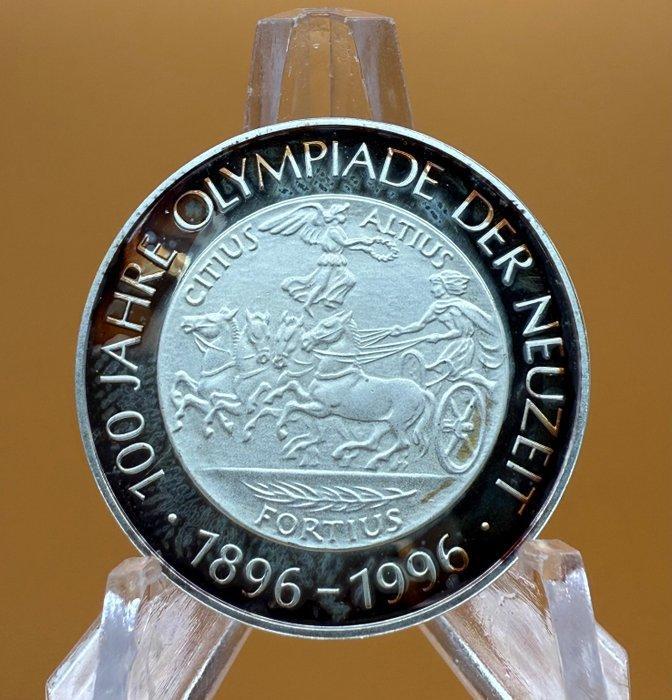Olympische Spelen - medaille 100 jaar olympiade 1936-1996, Collections, Collections Autre