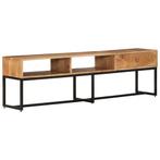 vidaXL Tv-meubel 160x30x45 cm massief acaciahout, Verzenden, Nieuw