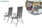 2eChoix | Chaises de jardin en aluminium Hortensus avec, Huis en Inrichting, Ophalen of Verzenden, Nieuw