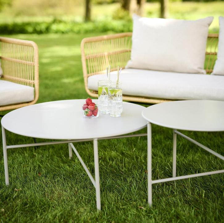 Salontafel rond | Metalen salontafel | Tuintafel, Huis en Inrichting, Tafels | Salontafels, 50 tot 75 cm, Rond, Nieuw, Metaal
