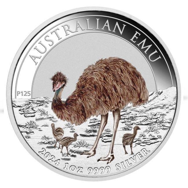 Australië. 1 Dollar 5 x 2024 1 oz $1 AUD Australian Silver, Postzegels en Munten, Edelmetalen en Baren