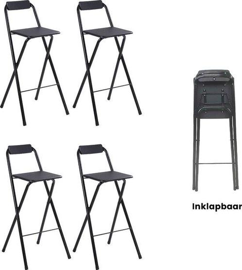 Per 4 Stuks ! Alora Inklapbare Barkruk - Opklapbaar -, Huis en Inrichting, Barkrukken, Nieuw