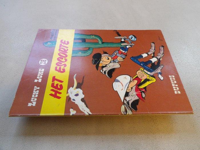 Lucky Luke 28 - Het Escorte - Dupuis uitgaven 1e reeks - 1, Boeken, Stripverhalen