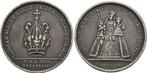 Zilver medaille 1848 Belgie Bruessel: Leopold I, 1831-1865:, Timbres & Monnaies, Pièces & Médailles, Verzenden