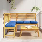 vidaXL Ligbedkussens 6 stuks Koningsblauw 40x40x8 cm Oxford, Verzenden, Nieuw